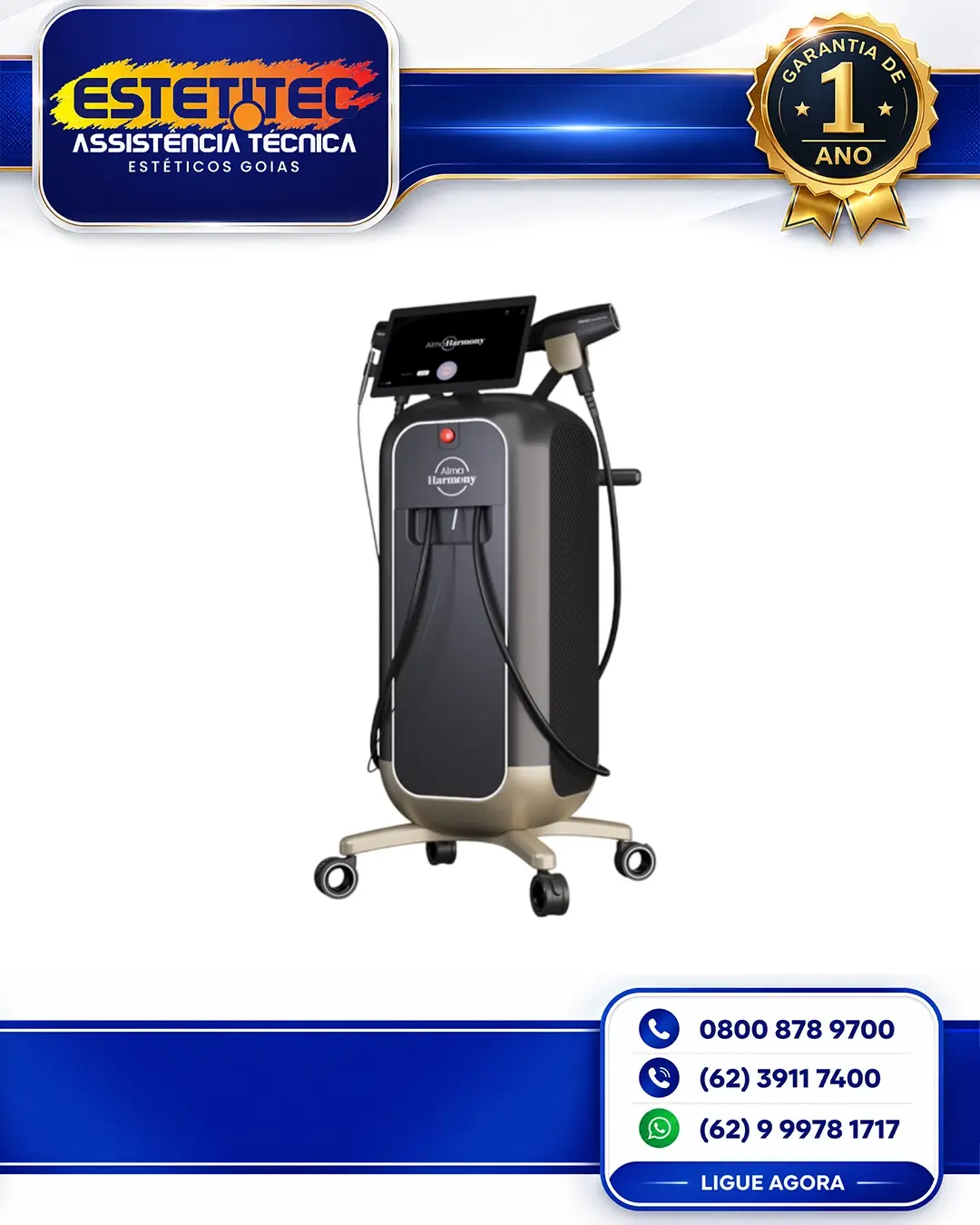 REPARO DE ALMA LASER HARMONY VASCULAR SÃO PAULO