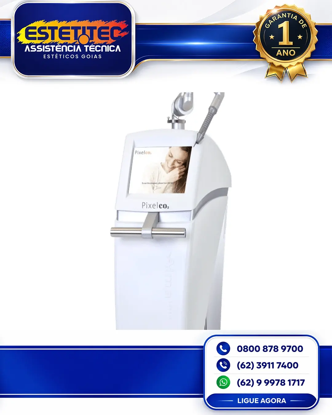 REPARO DE ALMA LASER PIXEL CO2 FORTALEZA