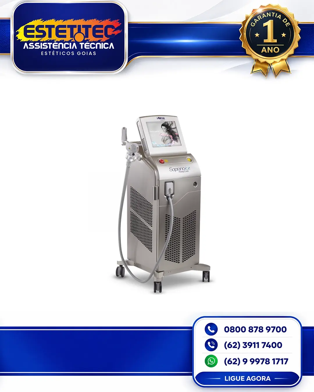 REPARO DE ALMA LASER SOPRANO ICE GOIÁS