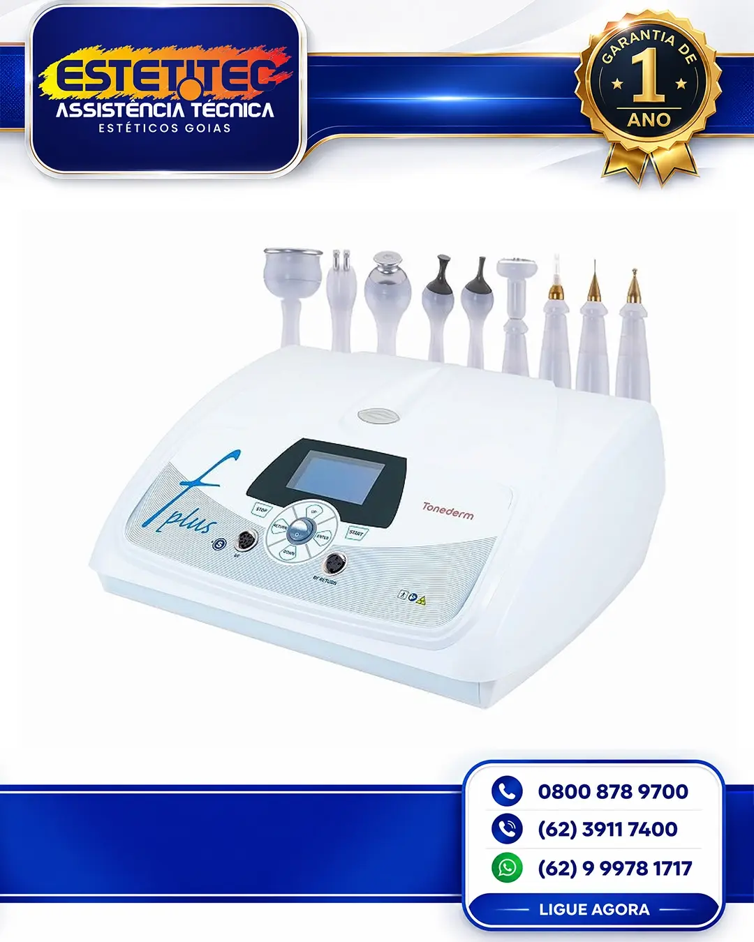 REPARO DE TONEDERM SPECTRA ARTIS FPL BRASÍLIA