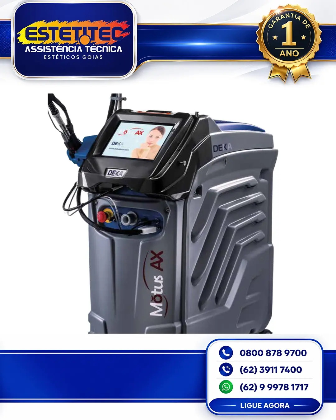 REPARO DEKA MOTUS AX MODEL SANTA CATARINA
