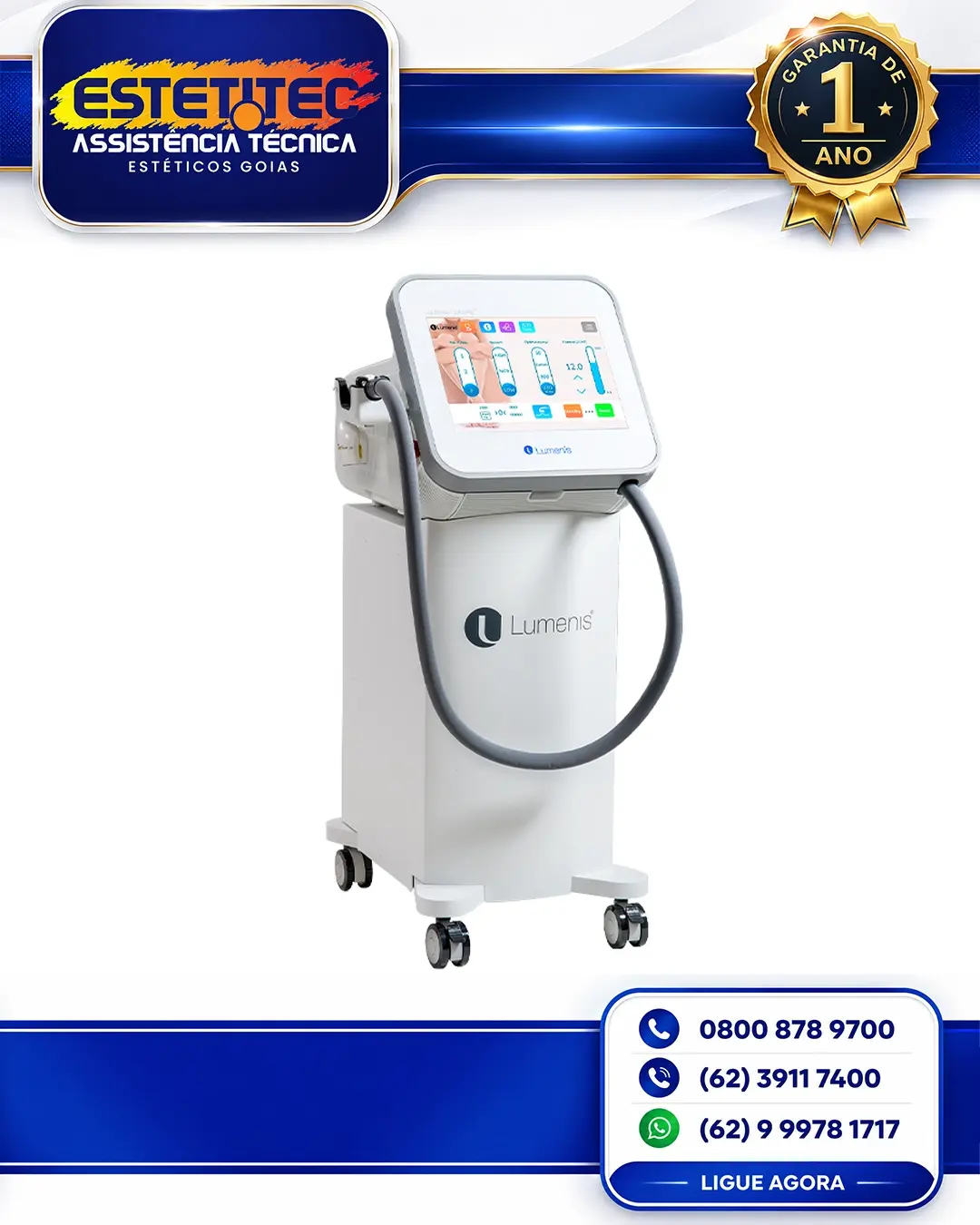 REPARO LUMENIS LIGHTSHEER DESIRE SANTA CATARINA