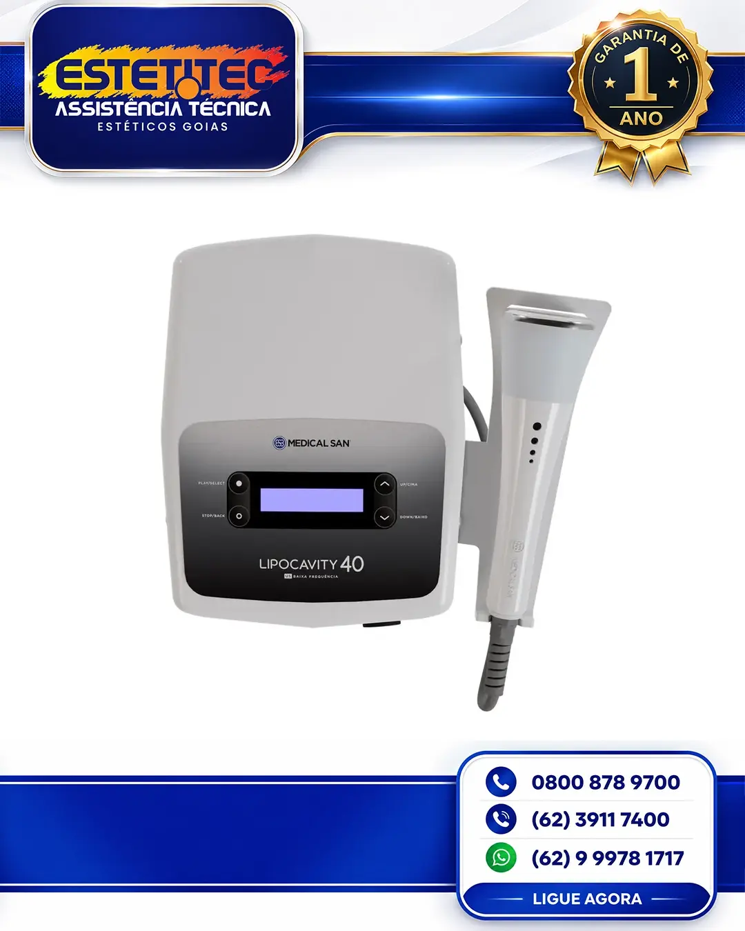 REPARO MEDICAL SAN LIPOCAVITY NEW SMART CURITIBA