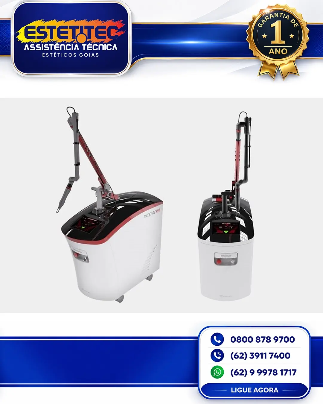 REPARO WONTECH PICOCARE 450 BRASIL