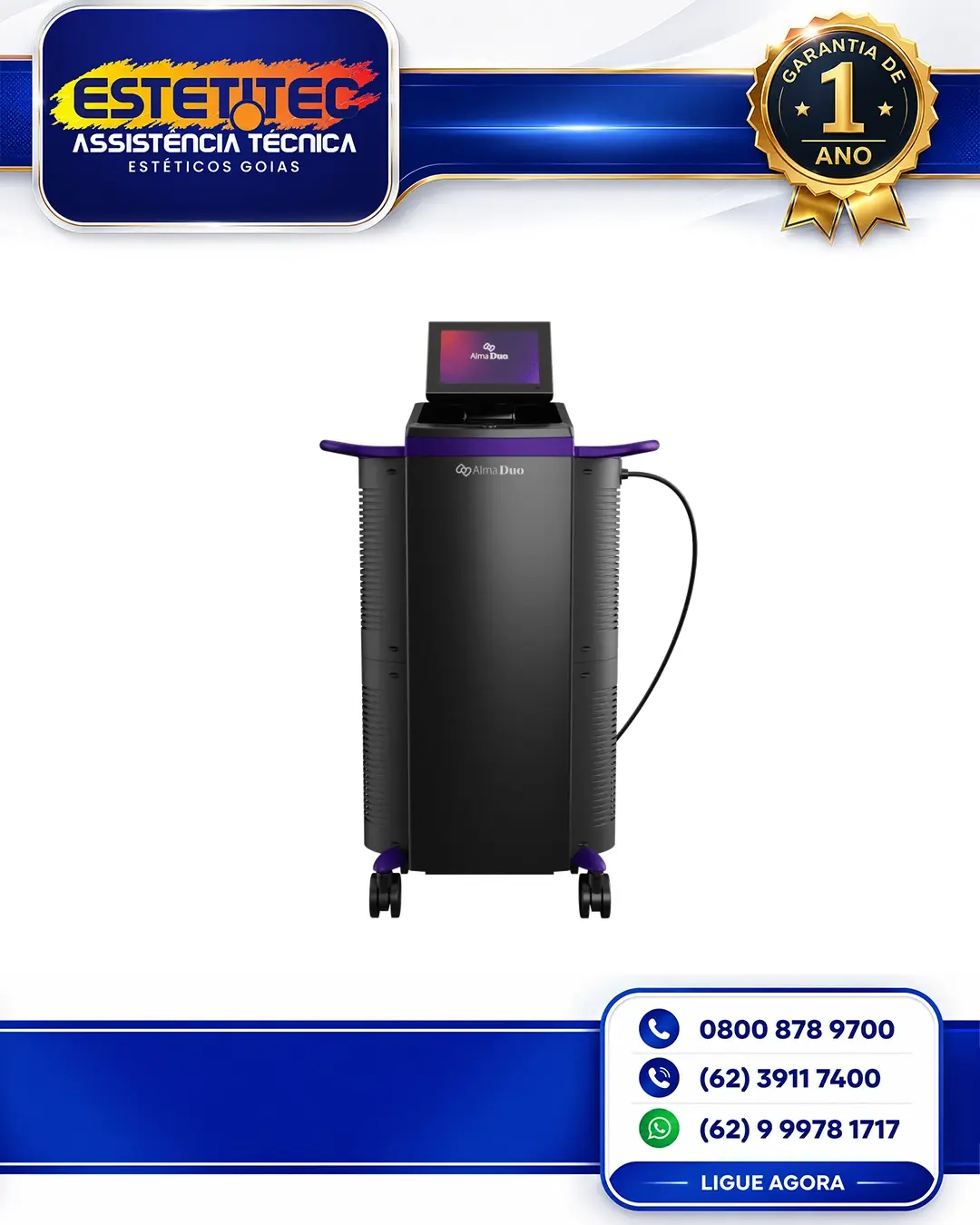 SUPORTE TÉCNICO ALMA LASER DUO MATO GROSSO DO SUL
