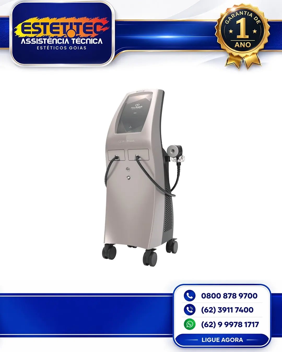 SUPORTE TÉCNICO ALMA LASER PRIME FORTALEZA