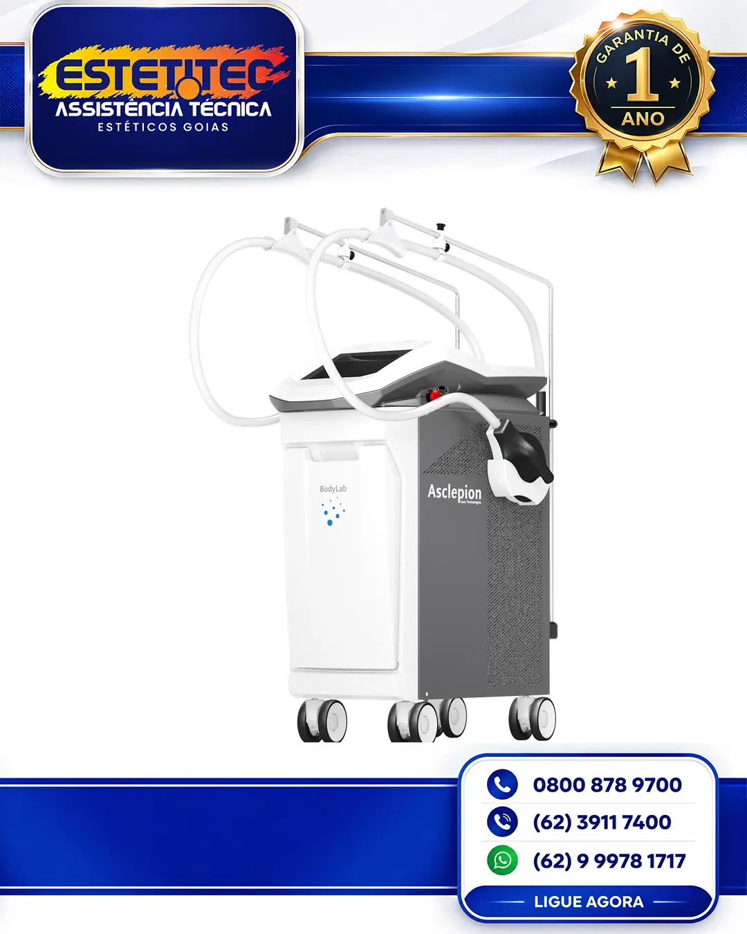 SUPORTE TÉCNICO ASCLEPION BEAUTYSTAR GOIÁS