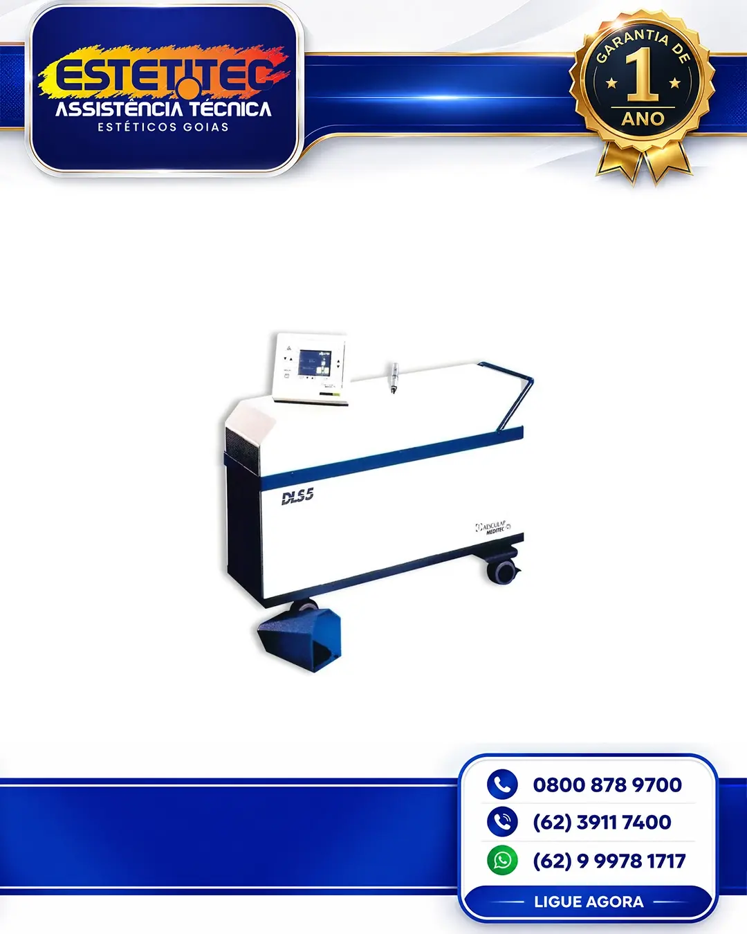 SUPORTE TÉCNICO ASCLEPION DERMASTAR GOIÂNIA