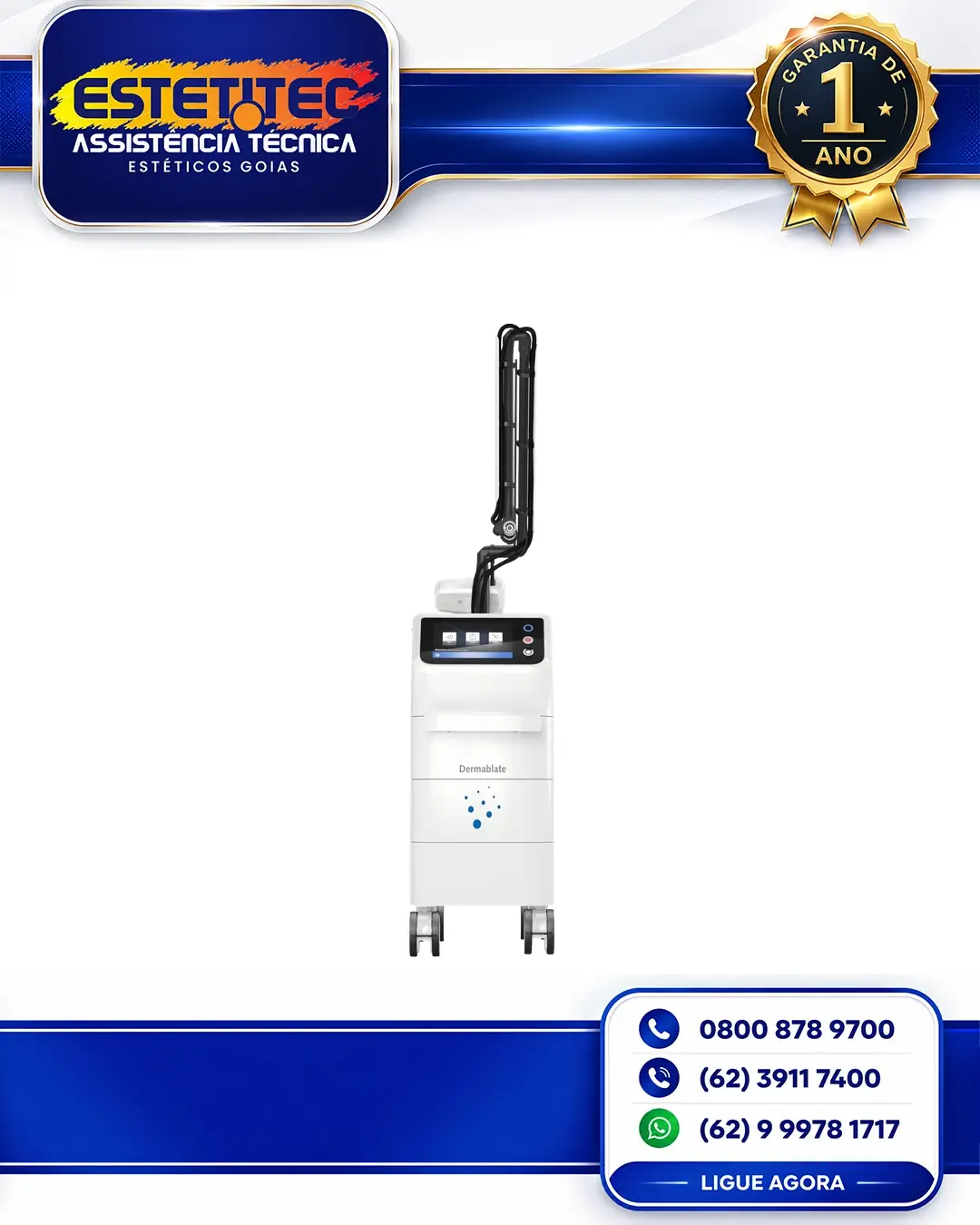 SUPORTE TÉCNICO ASCLEPION MCL29 DERMABLATE CURITIBA