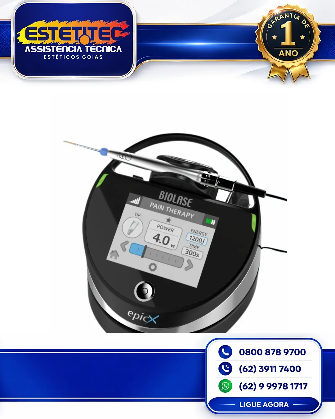 SUPORTE TÉCNICO BIOLASE EPIC V FORTALEZA