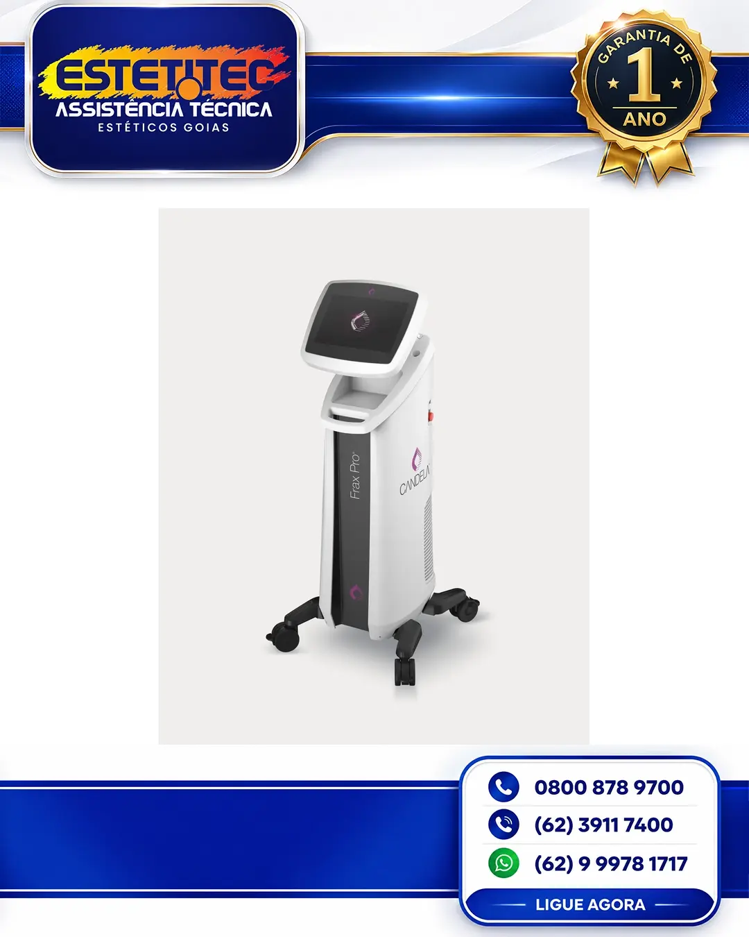 SUPORTE TÉCNICO CANDELA FRAX PRO CUIABÁ