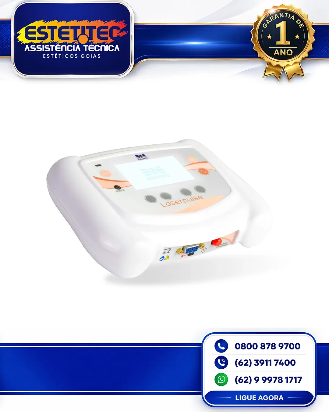 SUPORTE TÉCNICO IBRAMED LASERPULSE PORTABLE MATO GROSSO