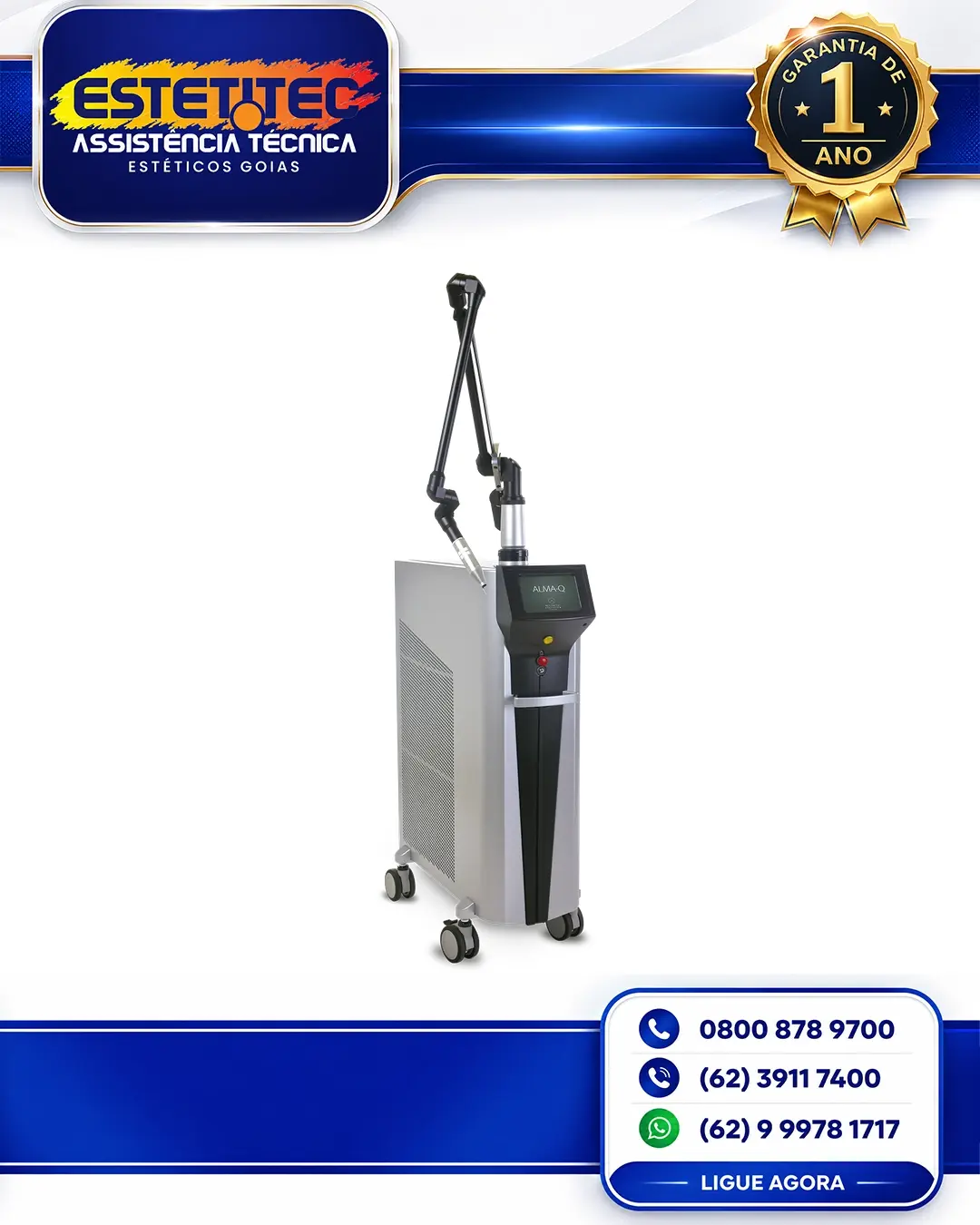 SUPORTE TÉCNICO PARA ALMA LASER Q PRO PORTO ALEGRE