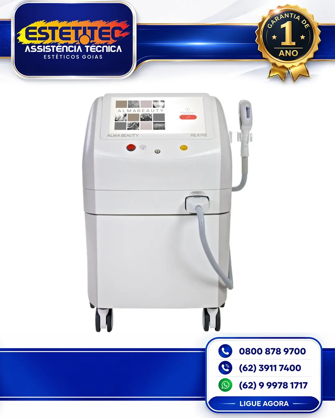SUPORTE TÉCNICO PARA ALMA LASER REJUVE SÃO PAULO