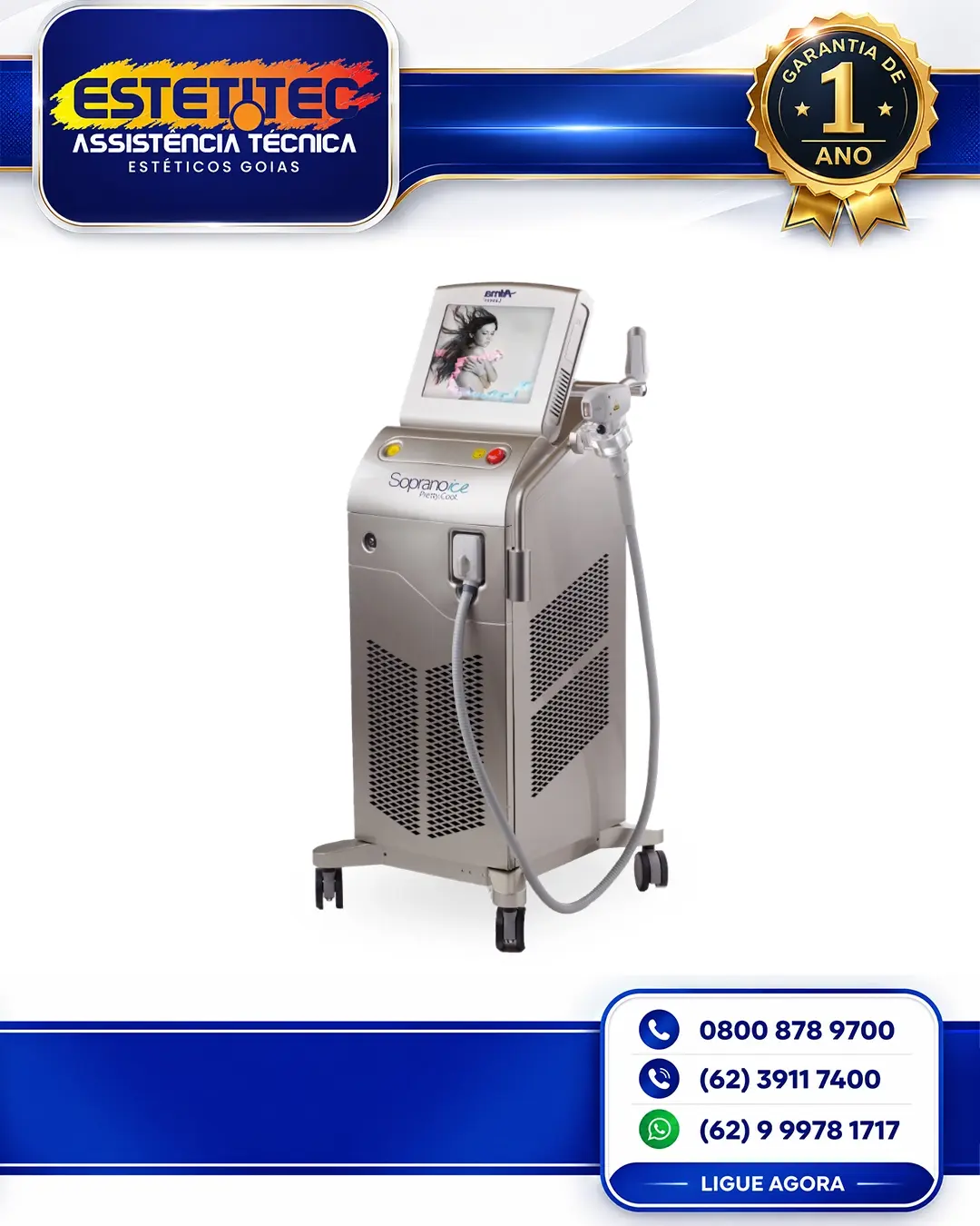 SUPORTE TÉCNICO PARA ALMA LASER SOPRANO ICE SPECIAL EDITION MATO GROSSO