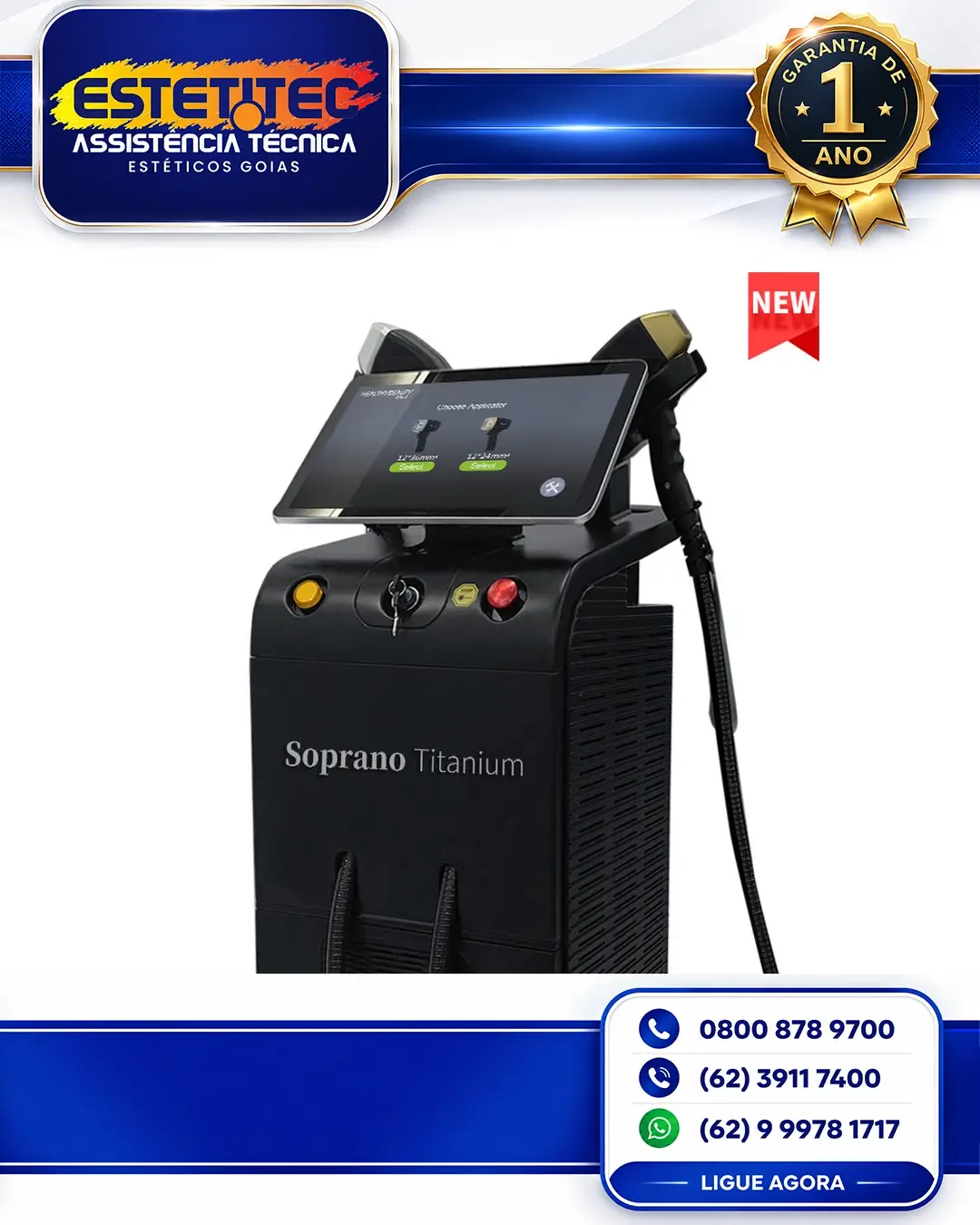 SUPORTE TÉCNICO PARA ALMA LASER SOPRANO TITANIUM BRASIL