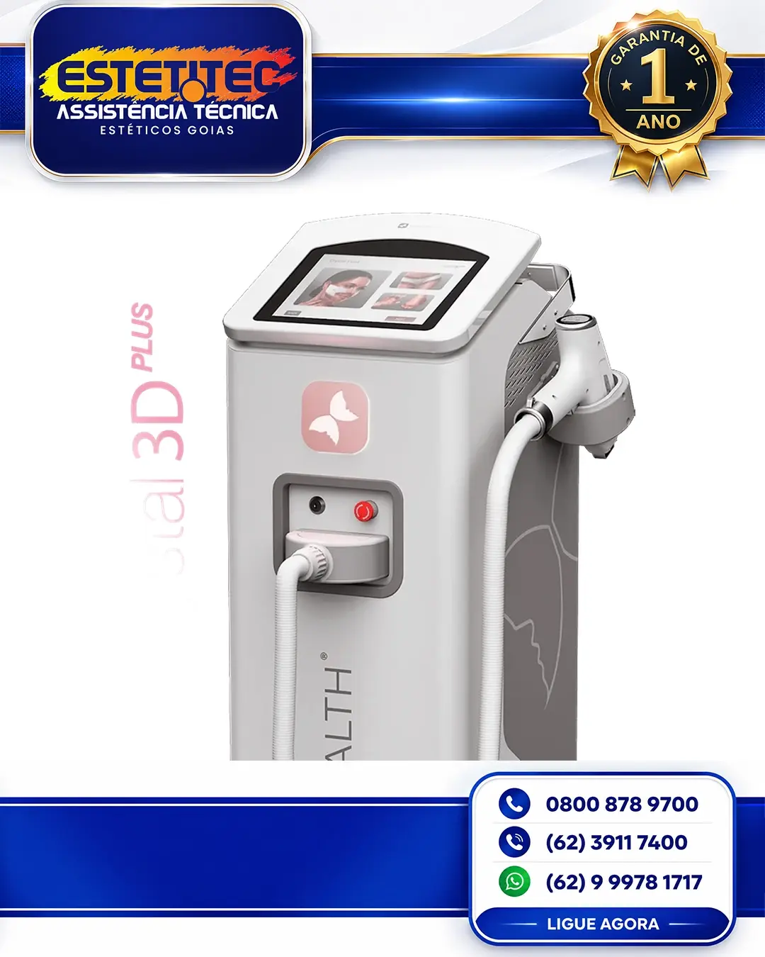SUPORTE TÉCNICO PARA BODY HEALTH LASER CRYSTAL 3D PLUS PARANÁ