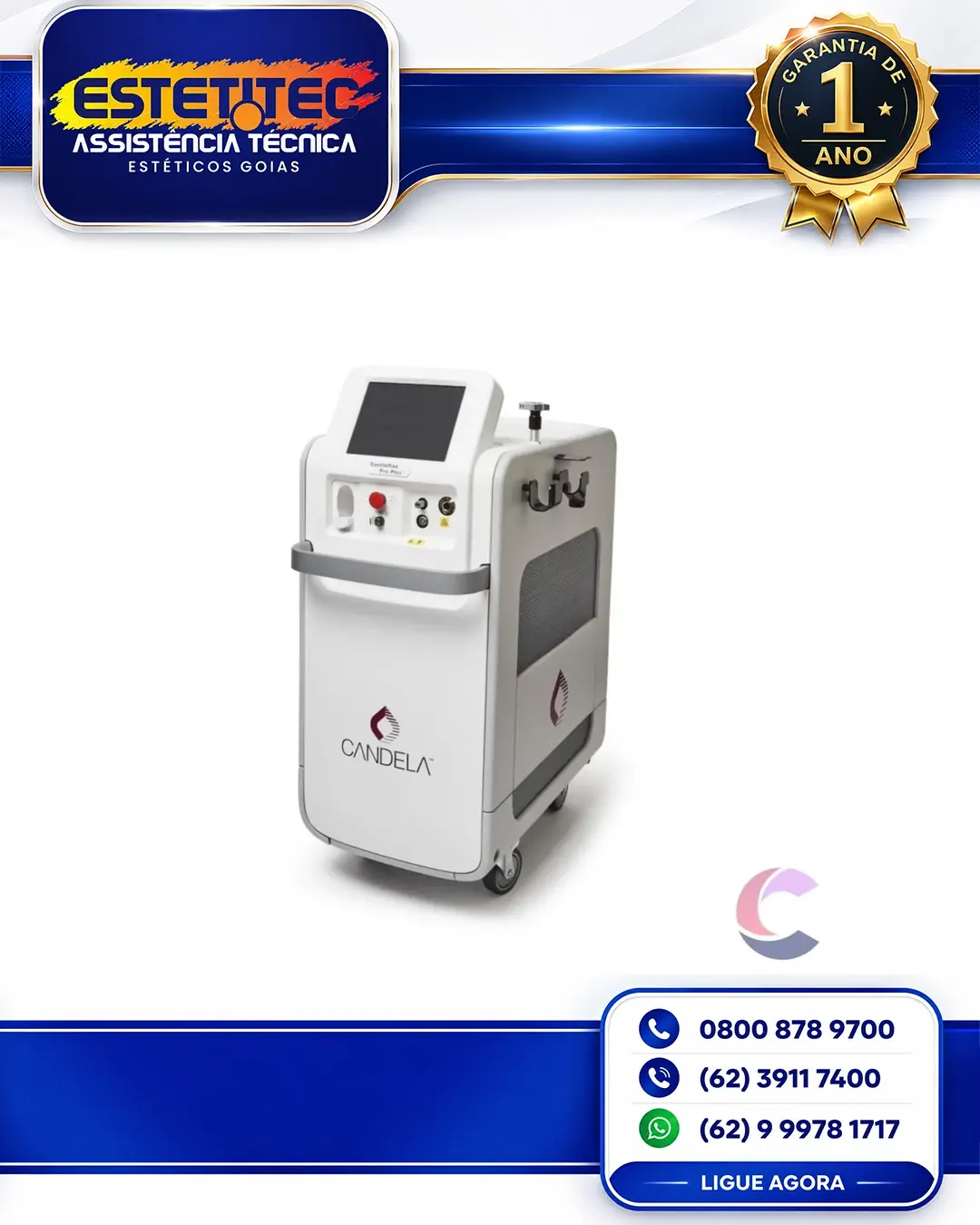 SUPORTE TÉCNICO PARA CANDELA GENTLEMAX NO BRASIL