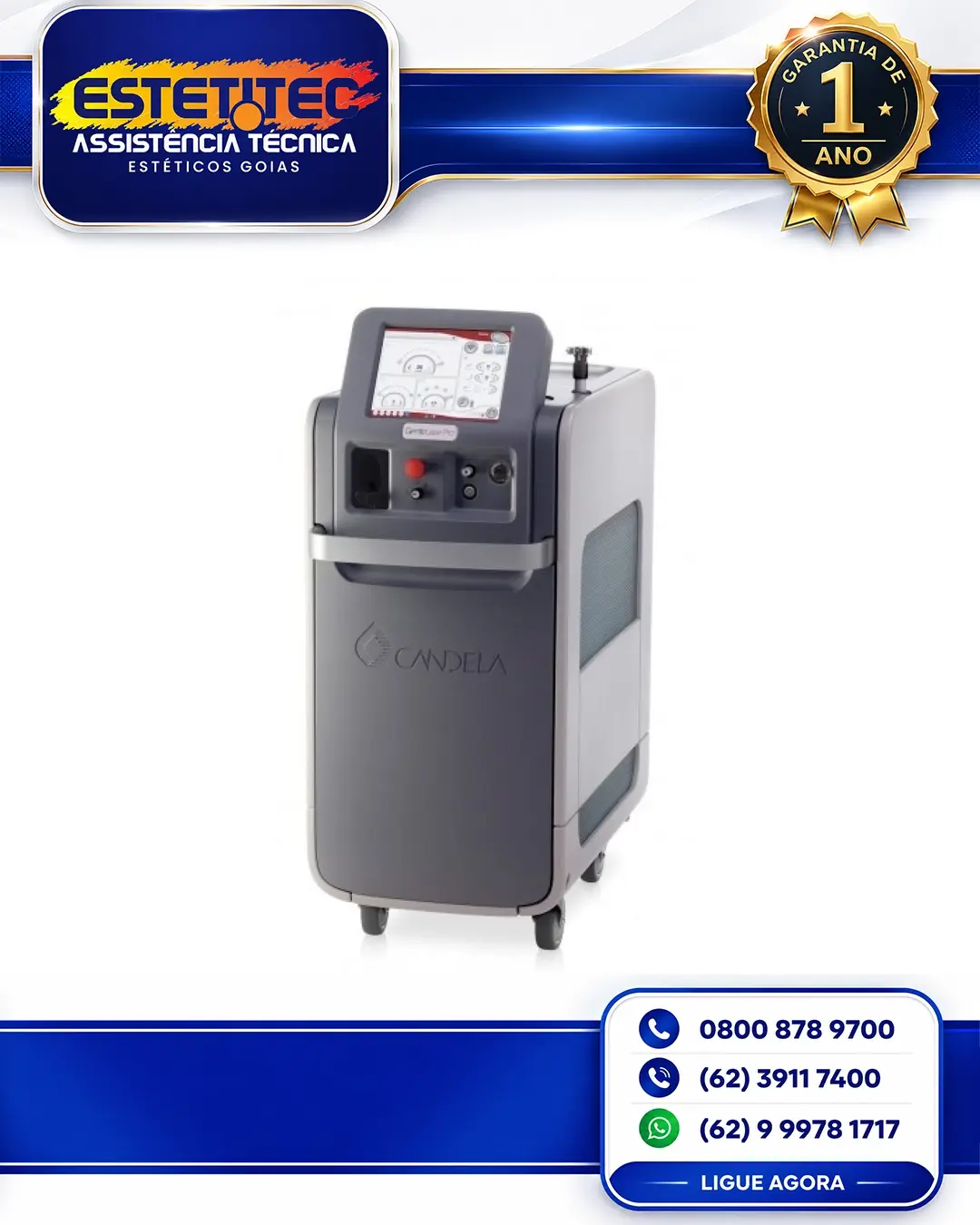 SUPORTE TÉCNICO PARA CANDELA GENTLEMAX PRO CUIABÁ